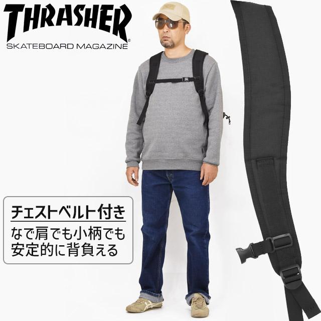 THRASHER スラッシー リュック 通学 バックパック 25リットル デッキベルト 男子 女子 女子高生 TH-D - 画像 (8)