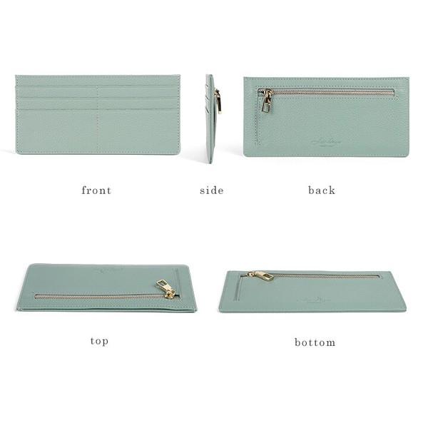 LIZDAYS 長財布 レディース 財布 革 本革 薄型 サブウォレット スキミング防止 グレーベージュ リズデイズ - 画像 (9)