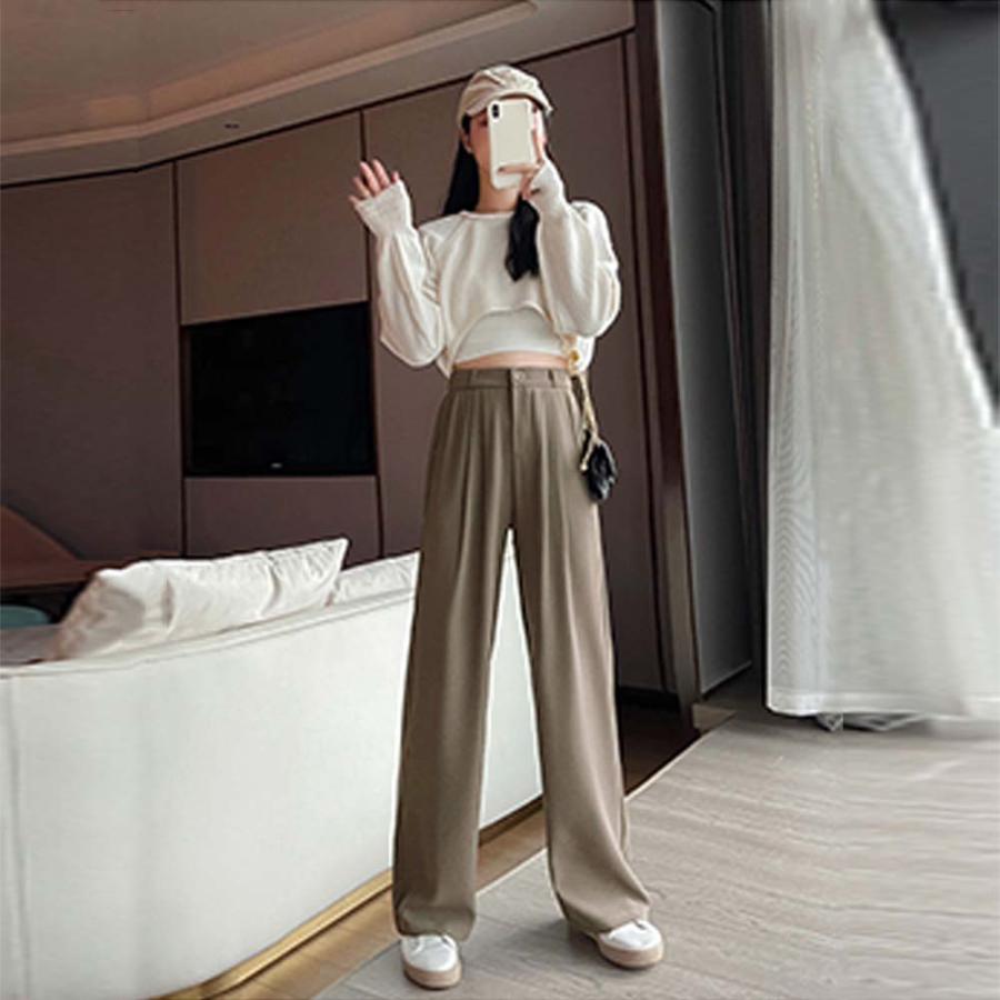 miniministore ワイドパンツ タック入り レディース【ゆうパケット可】 - 画像 (4)