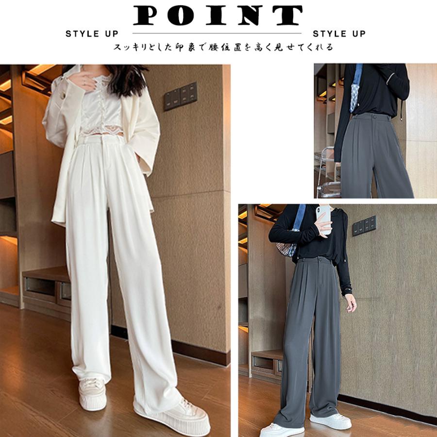 miniministore ワイドパンツ タック入り レディース【ゆうパケット可】 - 画像 (8)