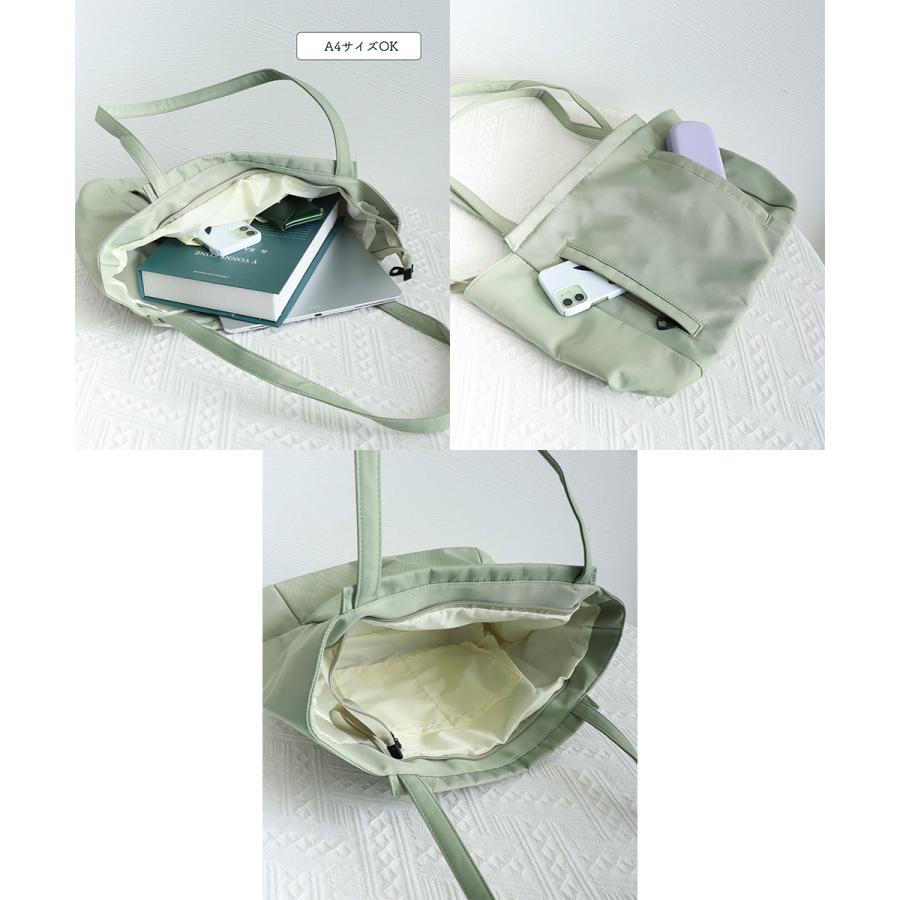 miniministore トートバッグ レディース 大容量 無地 - 画像 (8)