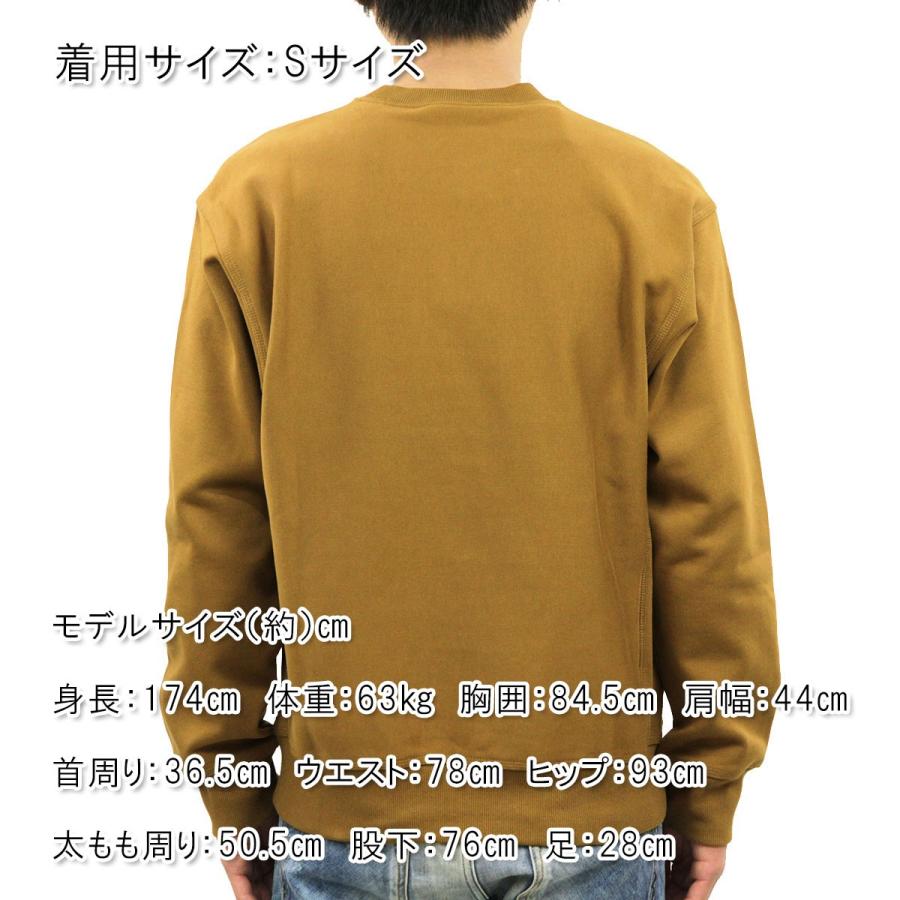 Carhartt 【ボーナスストア 誰でも+5% 9/27 0:00〜10/5 23:59】 カーハート トレーナー メンズ 正規販売店 CARHARTT WIP 無地 スウェット ワンポイントロゴ AMERICAN - 画像 (2)