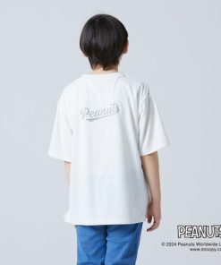 MIZUNO ミズノ公式 PEANUTS リサイクルポリエステルTシャツ ジュニア マシュマロホワイト 新生活 新学期 運動会 クリアランス