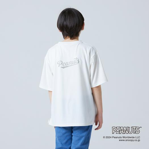 MIZUNO ミズノ公式 PEANUTS リサイクルポリエステルTシャツ ジュニア マシュマロホワイト 新生活 新学期 運動会 クリアランス
