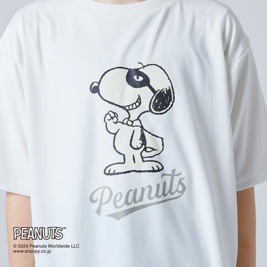 MIZUNO ミズノ公式 PEANUTS リサイクルポリエステルTシャツ ジュニア マシュマロホワイト 新生活 新学期 運動会 クリアランス - 画像 (3)