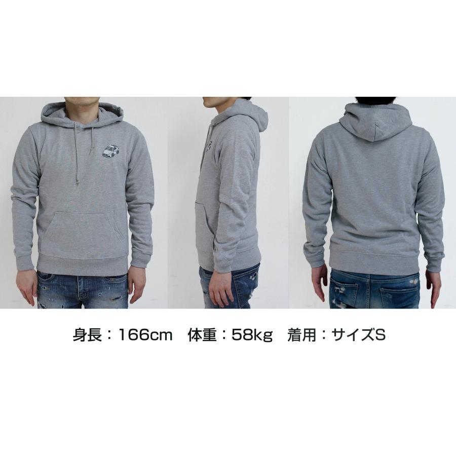 パーカー 車好き プレゼント 車 メンズ 誕生日 彼氏 男性 ヤリス クロス MXPB10/MXPJ10 ツートンホワイト 送料無料 - 画像 (9)