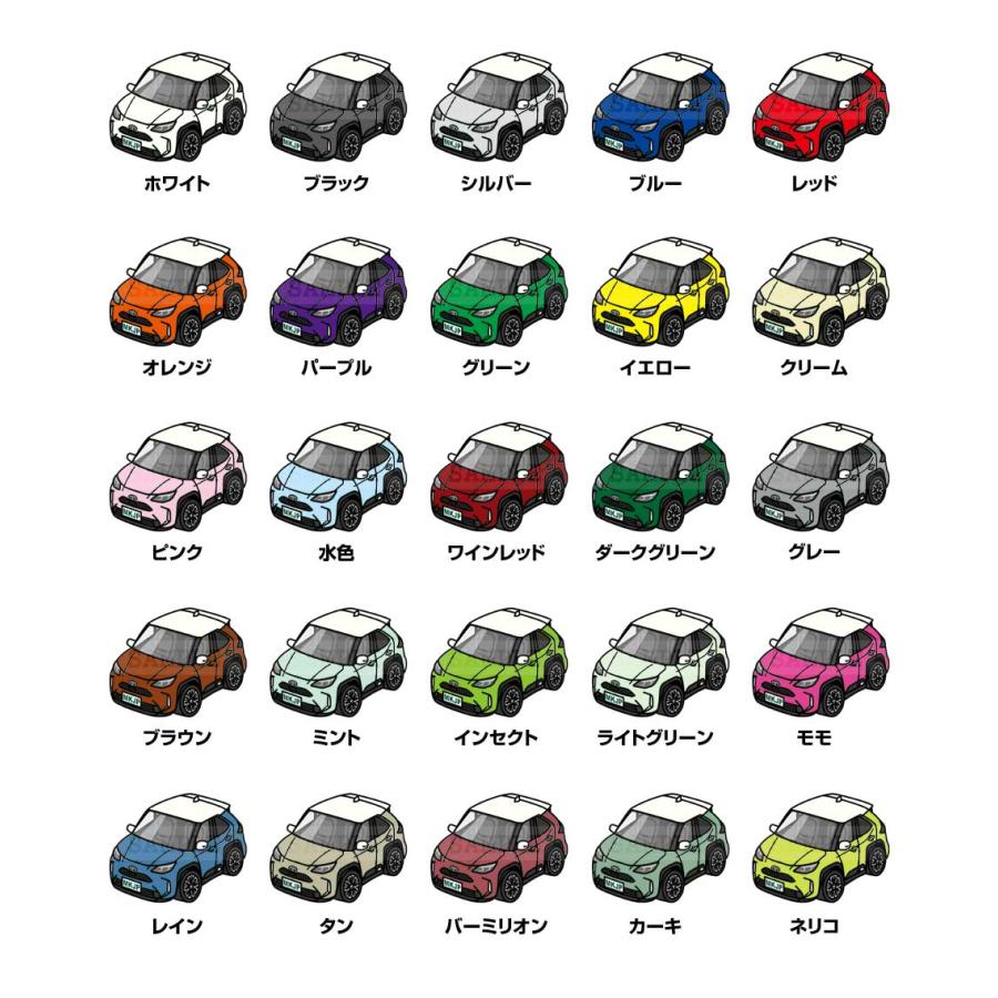 パーカー 車好き プレゼント 車 メンズ 誕生日 彼氏 男性 ヤリス クロス MXPB10/MXPJ10 ツートンホワイト 送料無料 - 画像 (3)