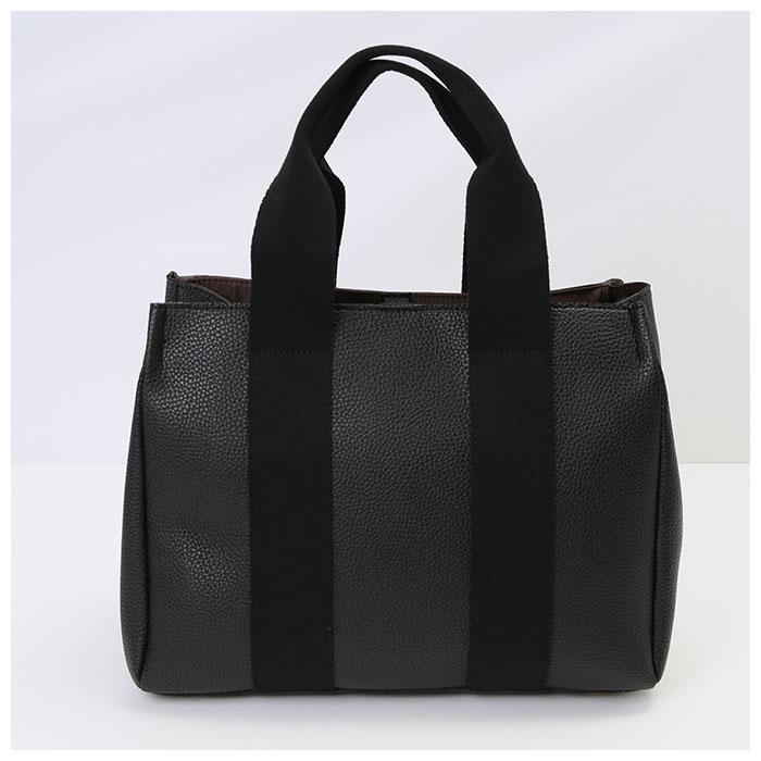 リズデイズ 通販リズデイズ LIZDAYS トートバッグ レディース キャンバス 2way ショルダーバッグ 斜めがけ 肩掛け オフィスバッグ バッグ M 仕切り 整理 3つ仕 - 画像 (3)