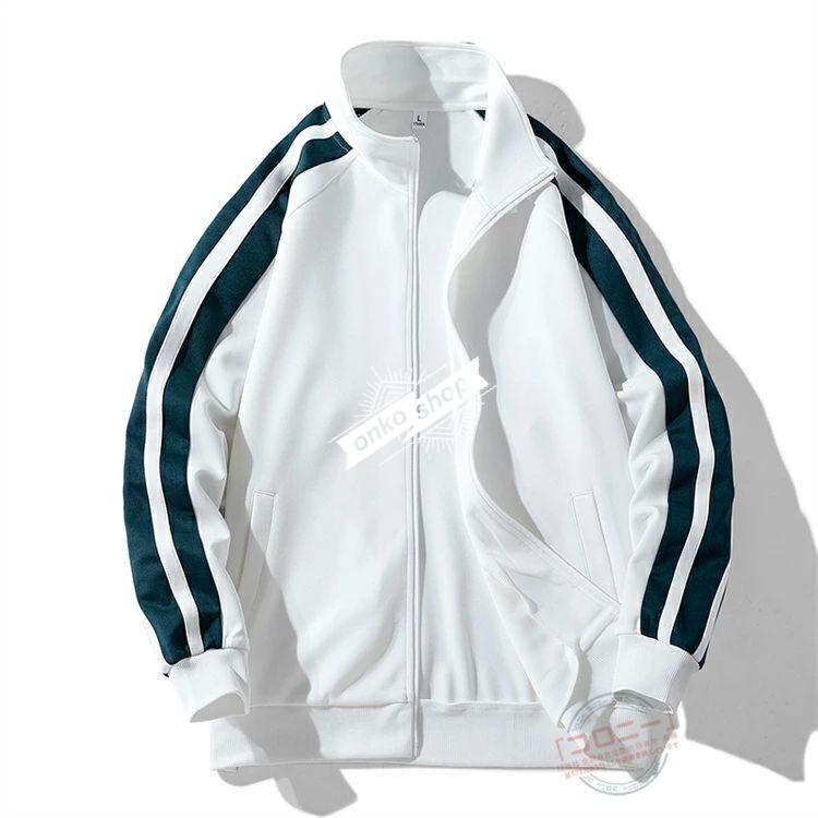 【送料無料】ジップアップ トレーナー メンズ スウェット フードなし 薄手 裏起毛 切り替え ジャージ 上 スポーツウェア スタンダードジップジャケット トップス - 画像 (4)