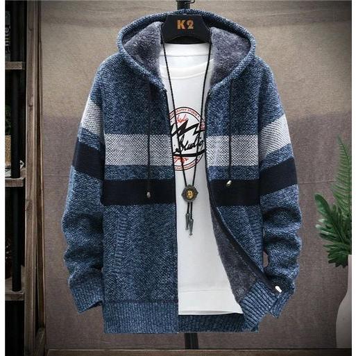 ジップ パーカー メンズ おしゃれ 秋 冬 裏起毛 前開き ブランド トップス 大きい サイズ 人気 春秋 長袖 スウェットパーカー - 画像 (8)