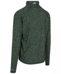 (トレスパス) Trespass メンズ Gerry スポーツ 長袖 アクティブトップ トレーニングシャツ TP4586 (ブライトグリーン