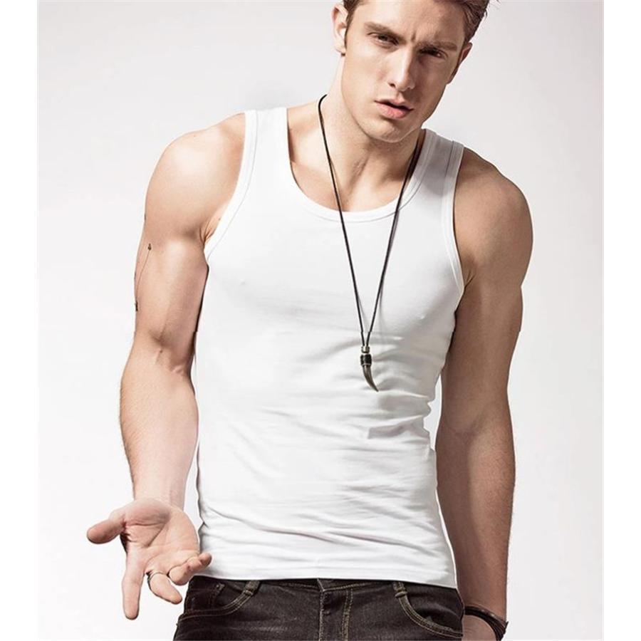 タンク メンズ インナー 綿 シャツ クルーネック 男性 肌着 下着 ストレッチ カジュアル 涼しい 吸汗速乾 筋トレ スポーツ