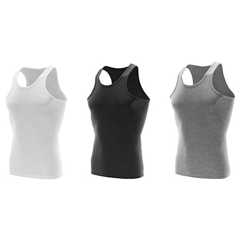 タンク メンズ インナー 綿 シャツ クルーネック 男性 肌着 下着 ストレッチ カジュアル 涼しい 吸汗速乾 筋トレ スポーツ - 画像 (9)