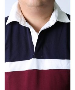 adidas 大きいサイズ ラガーシャツ メンズ  カノコ 切替え 2L 3L 4L カジュアル 紺 白 緑 春 夏