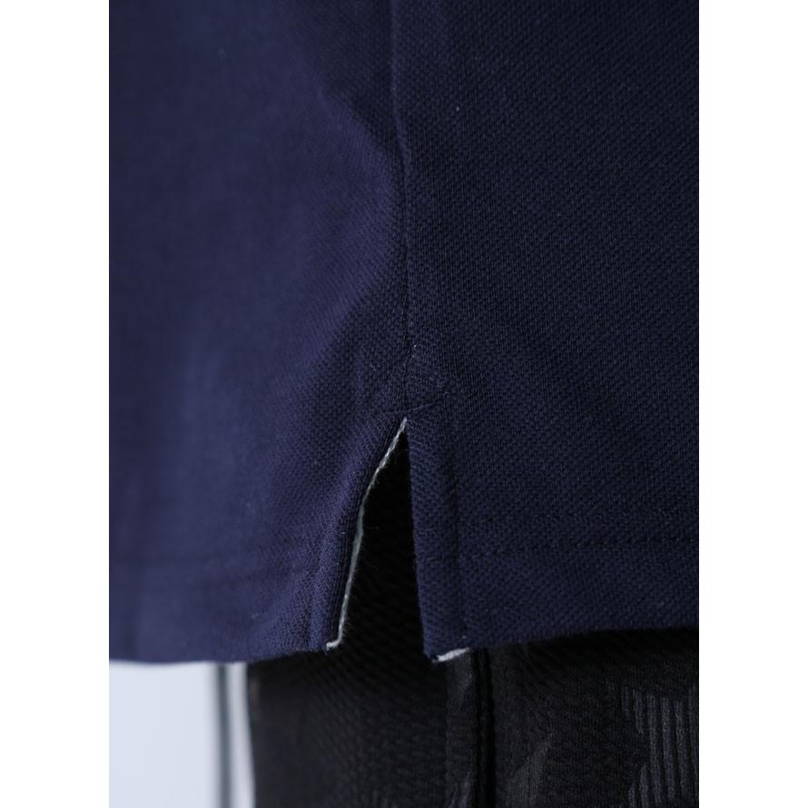 adidas 大きいサイズ ラガーシャツ メンズ カノコ 切替え 2L 3L 4L カジュアル 紺 白 緑 春 夏 - 画像 (4)