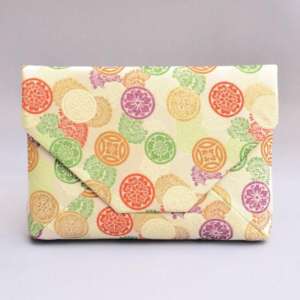 数寄屋袋 茶道具 丸紋(化繊交織)