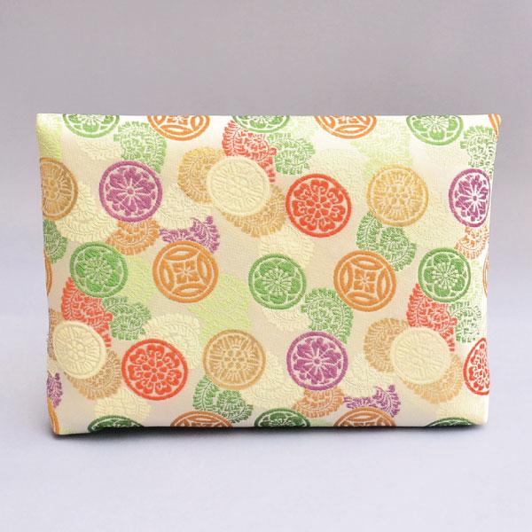 数寄屋袋 茶道具 丸紋(化繊交織) - 画像 (2)