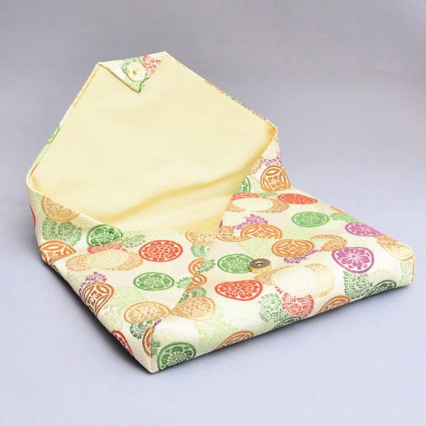 数寄屋袋 茶道具 丸紋(化繊交織) - 画像 (4)