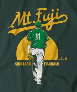 【海外限定版】MLB 藤浪晋太郎 アスレチックス パーカー Mt FUJI フーディー BreakingT レッド