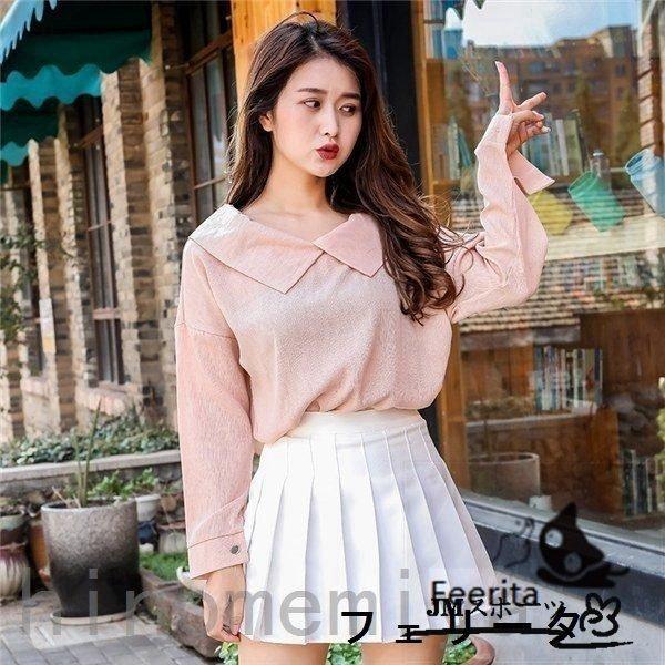 赤字覚悟プリーツスカートスクール制服スカートミニスカート無地女子高校生セーラー服ショート丈JK女子高生ミニ丈 - 画像 (3)