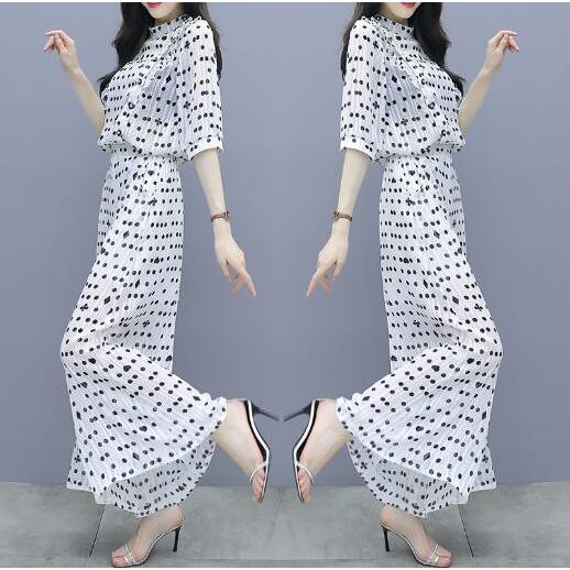 夏新品 レディースパンツスーツ セットアップ フォーマル パンツドレス オシャレ オフィス 着痩せ 通勤 優美な - 画像 (2)