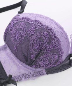 SHIROHATO ラブジェリー ダークメルティ ブラセット ABCD 谷間ブラ 脇寄せ Wパッド 厚盛り 盛り胸 ブラジャー ショーツ セット Love gerie レディース プチプラ 人気