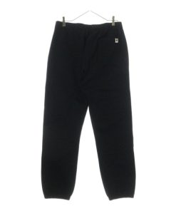 A BATHING APE アベイシングエイプ BAPE プリントロゴスウェットパンツ トラウザー ブラック 001GDL201010H