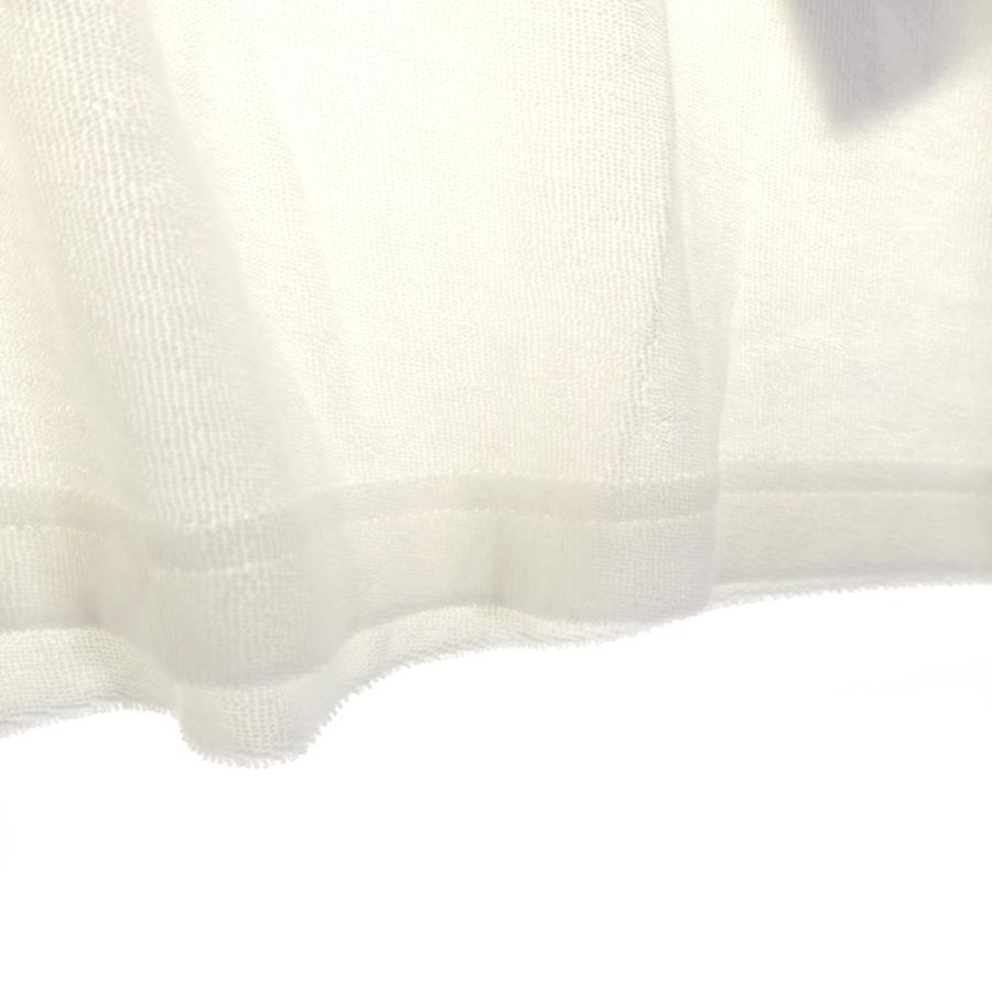 MONCLER モンクレール 24SS パイルロゴ クルーネック スウェット トレーナー ホワイト J10918G00024 899VV - 画像 (5)