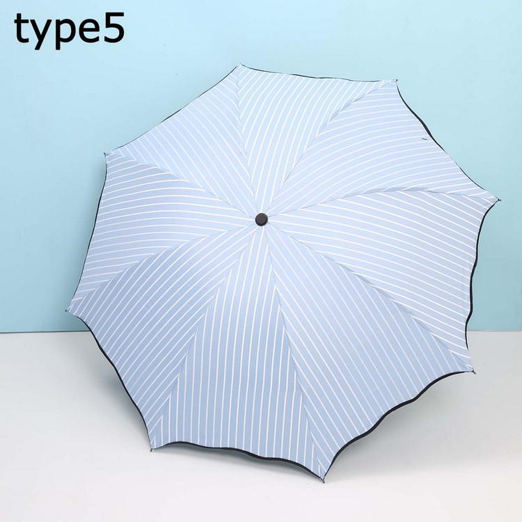 【タイムセール】日傘 雨傘 折り畳み傘 軽量 折りたたみ傘 晴雨兼用傘 折りたたみ 傘 8本骨 3段折り畳傘 撥水 100%完全遮光 日傘 レディース - 画像 (5)