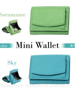 ミニ財布 レディース 本革 プチプラ 使いやすい ミニウォレット 革 三つ折り財布 三つ折 財布 コンパクト 小さめ 人気