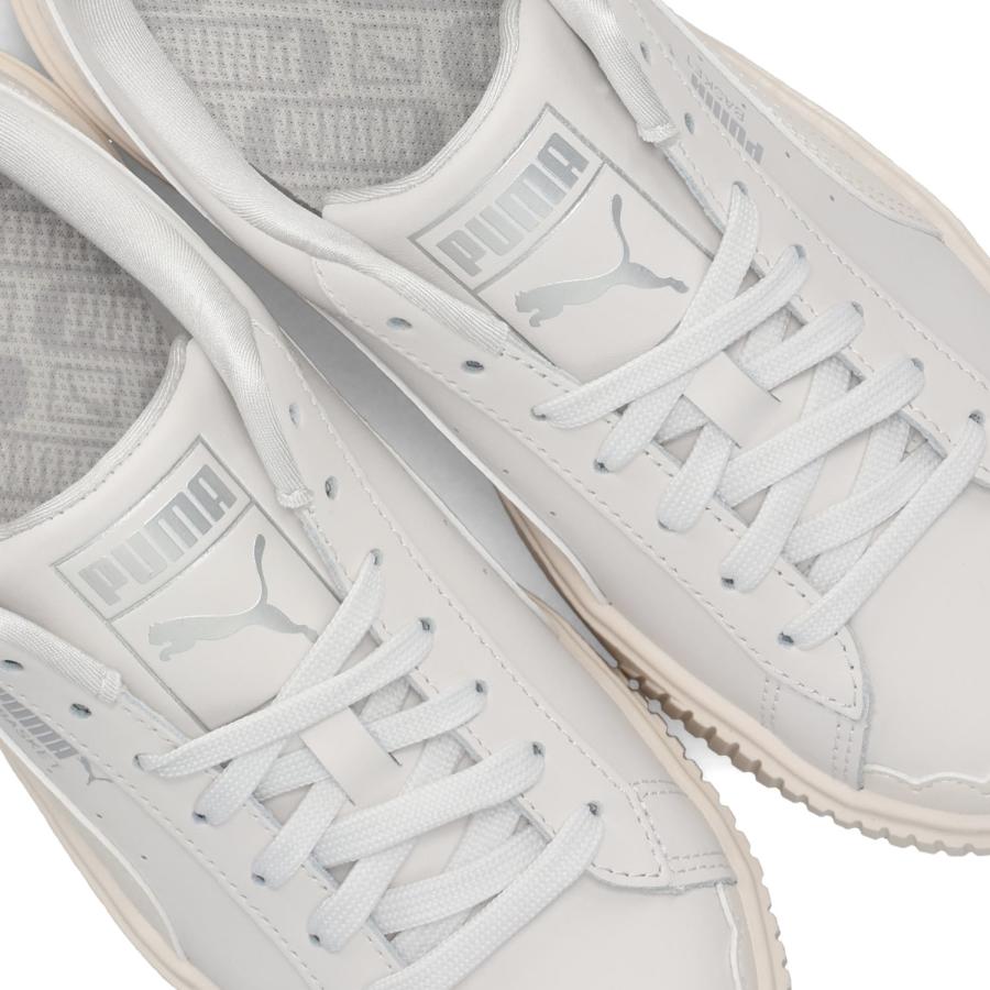 PUMA プーマ スニーカー レディース 厚底 バスケット プラットフォーム パール BASKET PLATFORM PEARL WNS グレー 398910-01 - 画像 (6)