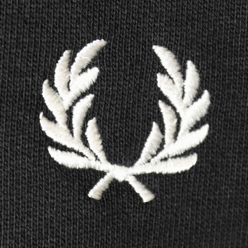 FRED PERRY 交換送料片道無料 フレッドペリー ティップド スリーブ スウェットシャツ TIPPED SLEEVE SWEATSHIRT M5544 102 ブラック - 画像 (7)