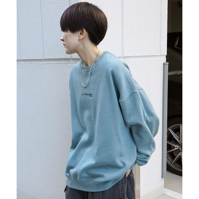 Mark Gonzales MARK GONZALES ARTWORK COLLECTION マーク ゴンザレス ビッグシルエット イラストバックプリント プルオーバースウェット ユニセックス - 画像 (9)