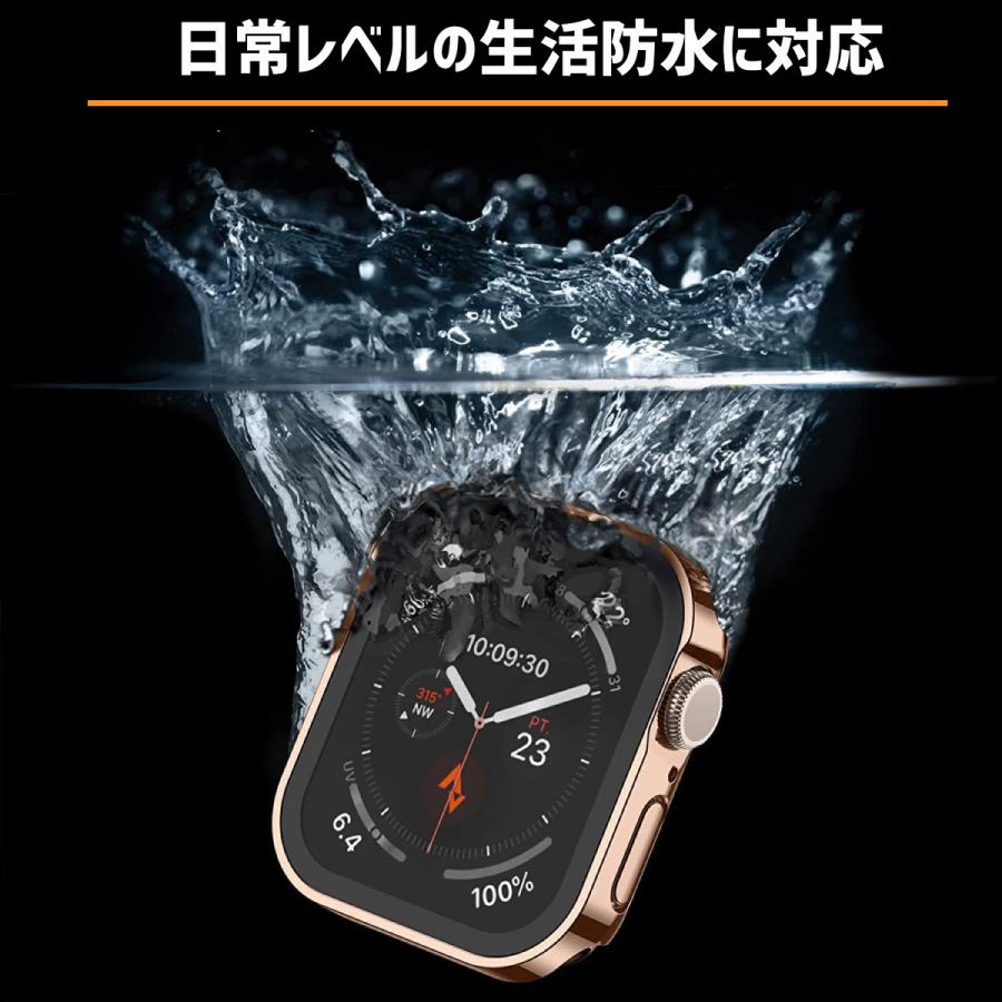Apple Watch アップルウォッチ カバー バンド セット apple watch ケース ステンレス 防水 46mm 44mm 45mm 40mm - 画像 (2)