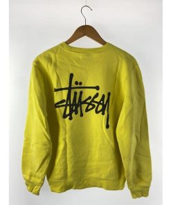 STUSSY◆スウェット/S/コットン/YLW//