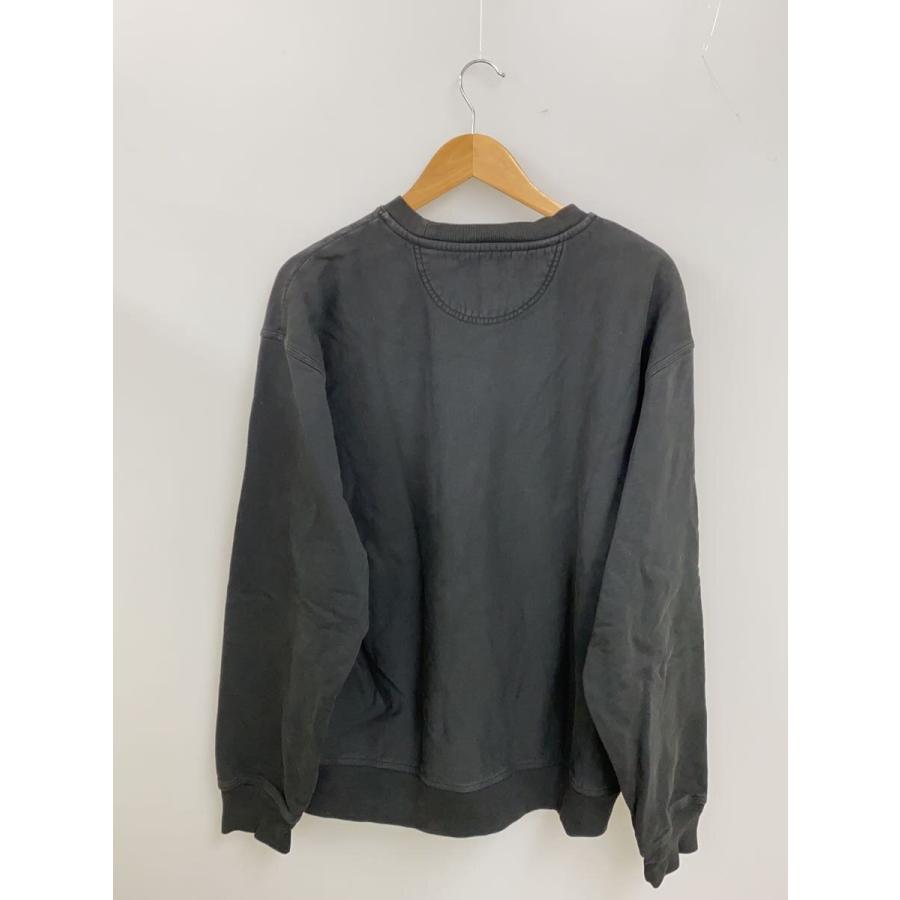 STUSSY◆23SS/STOCK LOGO SWEAT/スウェット/XL/コットン/BLK/118480