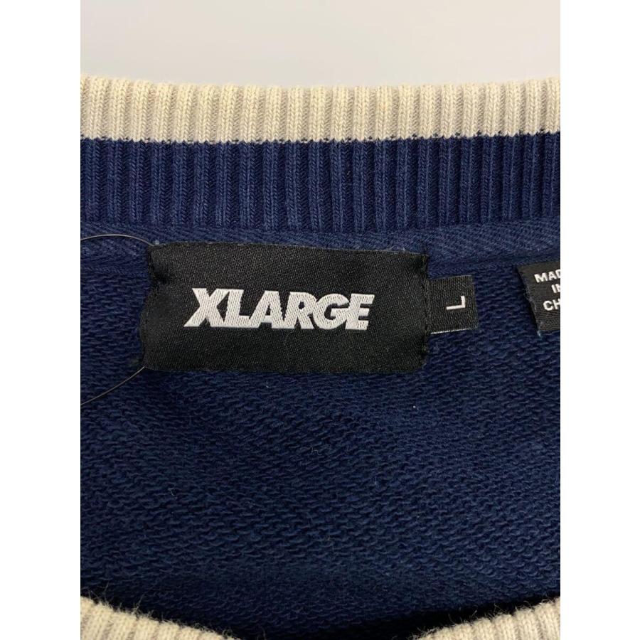 X-LARGE◆スウェット/L/コットン/NVY/無地/101224012024 - 画像 (2)