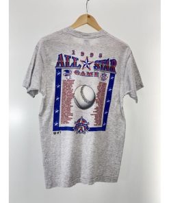 MLB/95年/野茂/90s/オールスター/Tシャツ/M/コットン/WHT
