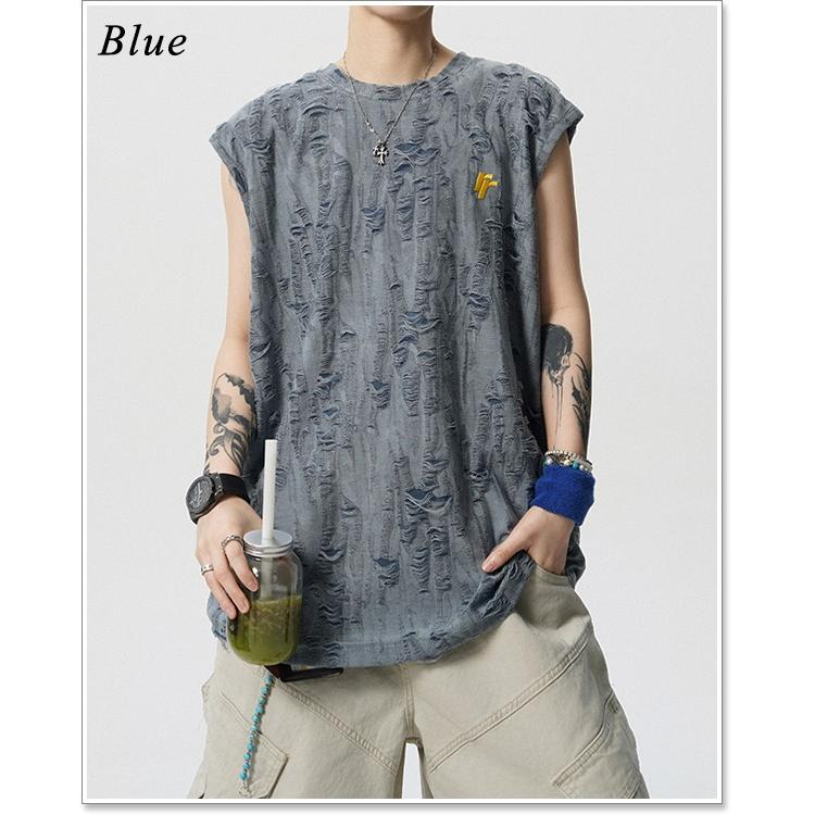 sweet bell ノースリーブ メンズ Tシャツ 袖なし タンクトップ カットソー トレーニング 筋トレ 春 夏 綿 薄手 涼しい おしゃれ 大きいサイズも充実 ノースリーブ特集 - 画像 (6)