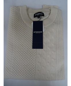 McGREGOR マクレガー(McGREGOR)・ファインウール編み変化クルーネックセーター マクレガーメンズ