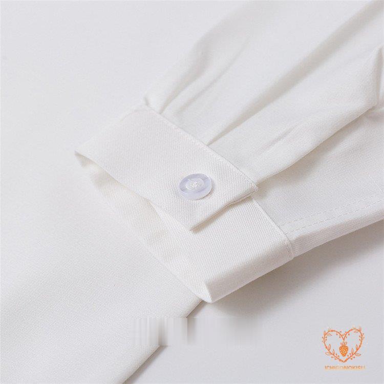 卒業式 服 シャツ レディース ワイシャツ 学生服 スクール フォーマット 白 白シャツ 制服 スーツシャツ 仕事 学校 - 画像 (5)