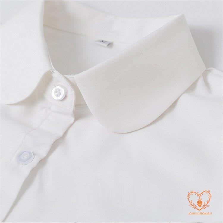 卒業式 服 シャツ レディース ワイシャツ 学生服 スクール フォーマット 白 白シャツ 制服 スーツシャツ 仕事 学校 - 画像 (6)