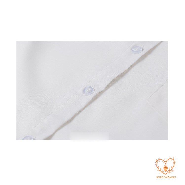 卒業式 服 シャツ レディース ワイシャツ 学生服 スクール フォーマット 白 白シャツ 制服 スーツシャツ 仕事 学校 - 画像 (7)