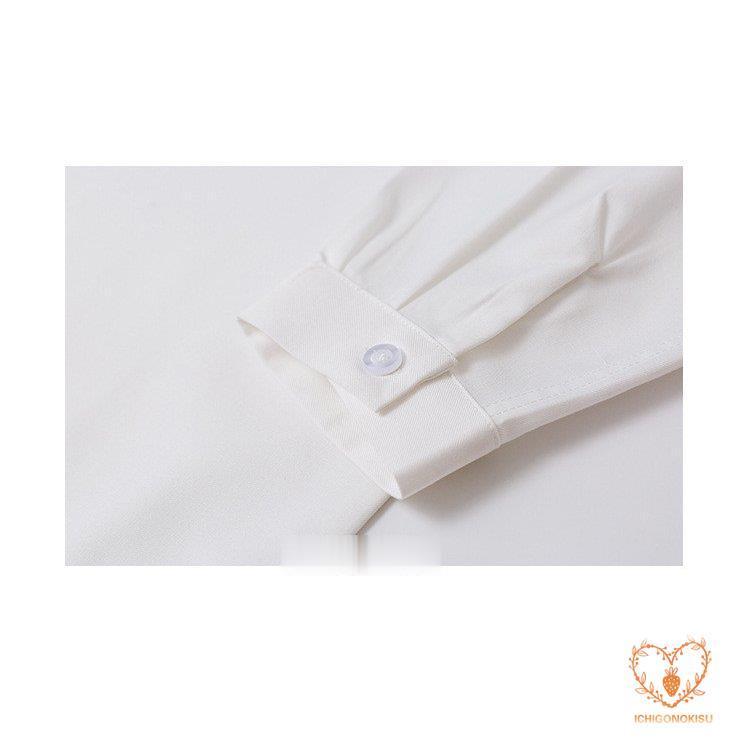 卒業式 服 シャツ レディース ワイシャツ 学生服 スクール フォーマット 白 白シャツ 制服 スーツシャツ 仕事 学校 - 画像 (9)