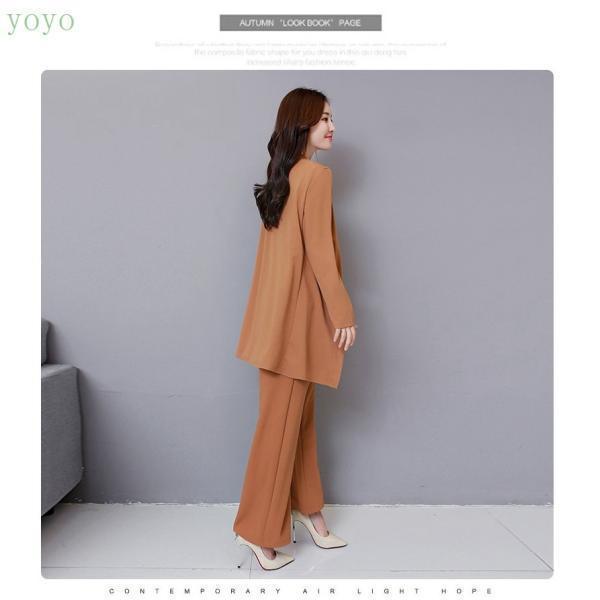 卒業式 服 母 レディース セットアップ セレモニースーツ 卒園式 服装 ママ 入学式 パンツスーツ スーツジャケット 3点セット 七五三 お宮参り - 画像 (5)