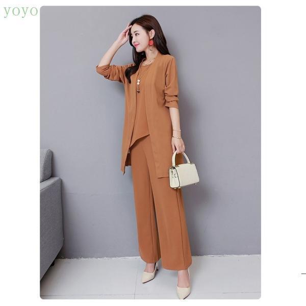 卒業式 服 母 レディース セットアップ セレモニースーツ 卒園式 服装 ママ 入学式 パンツスーツ スーツジャケット 3点セット 七五三 お宮参り - 画像 (6)