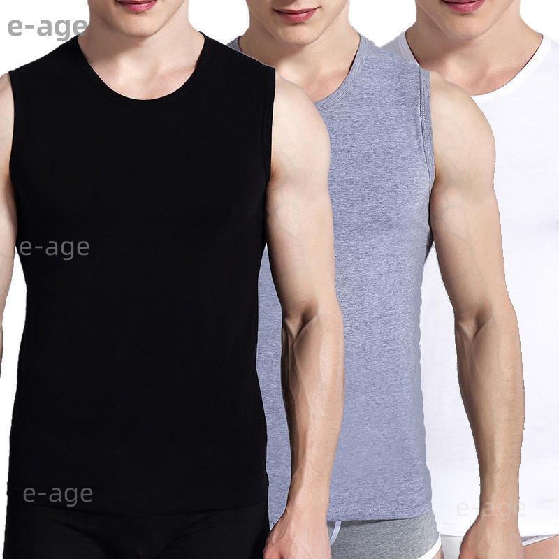 タンク メンズ 『3枚以上』 インナー ノースリーブ 肌着 下着 スウェット ストレッチ 通気性 速乾 柔らか ひんやり 涼しい ジム スポーツ - 画像 (8)
