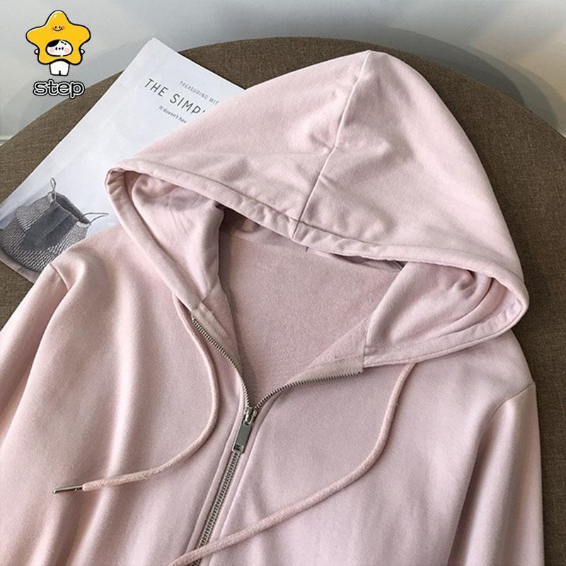 【特価】ジャージ 上下セット レディース スウェット セットアップ フード付き 長袖 パーカー 長ズボン ジップアップ 春秋 スポーツウェア 運動着 部屋着 - 画像 (6)