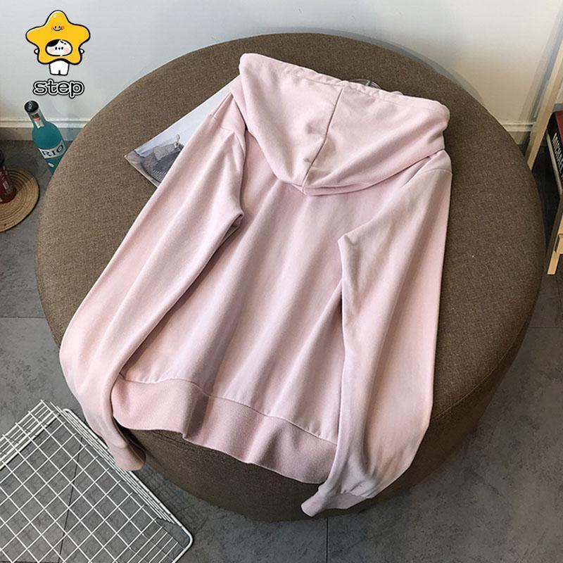 【特価】ジャージ 上下セット レディース スウェット セットアップ フード付き 長袖 パーカー 長ズボン ジップアップ 春秋 スポーツウェア 運動着 部屋着 - 画像 (7)