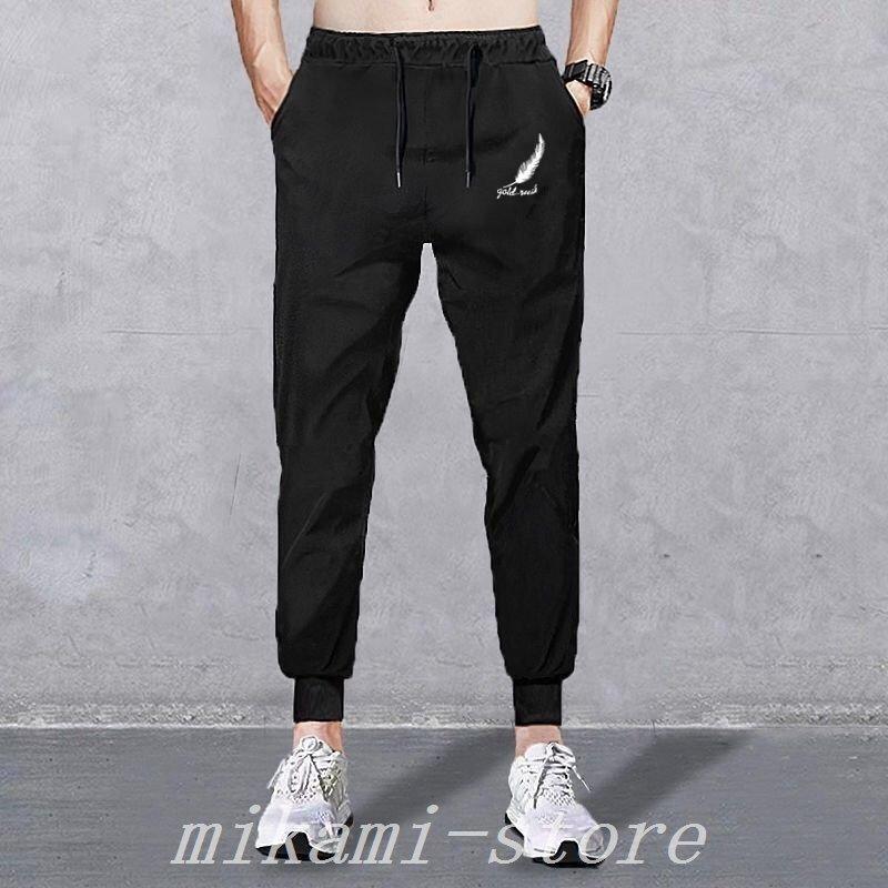 !スウェットパンツメンズロングパンツパンツスエットダンスパンツストレッチスポーツスウェット夏春2022新作 - 画像 (4)